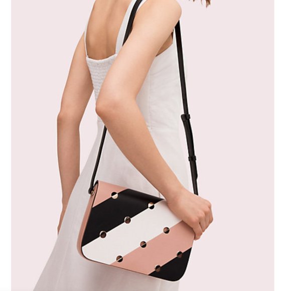 Kate Spade Nicola Mod Dot Medium Shoulder Bag - Picture 1 of 16